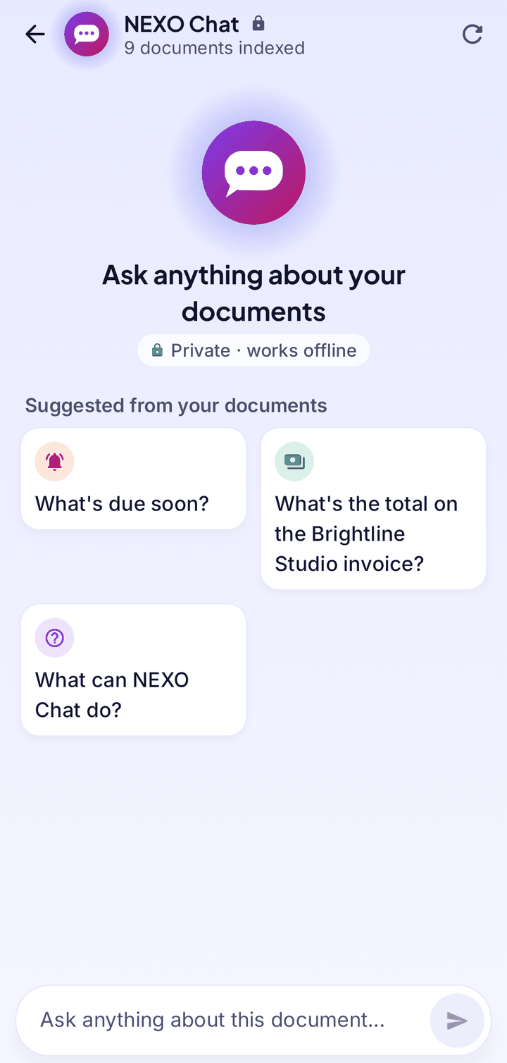 Suggested questions