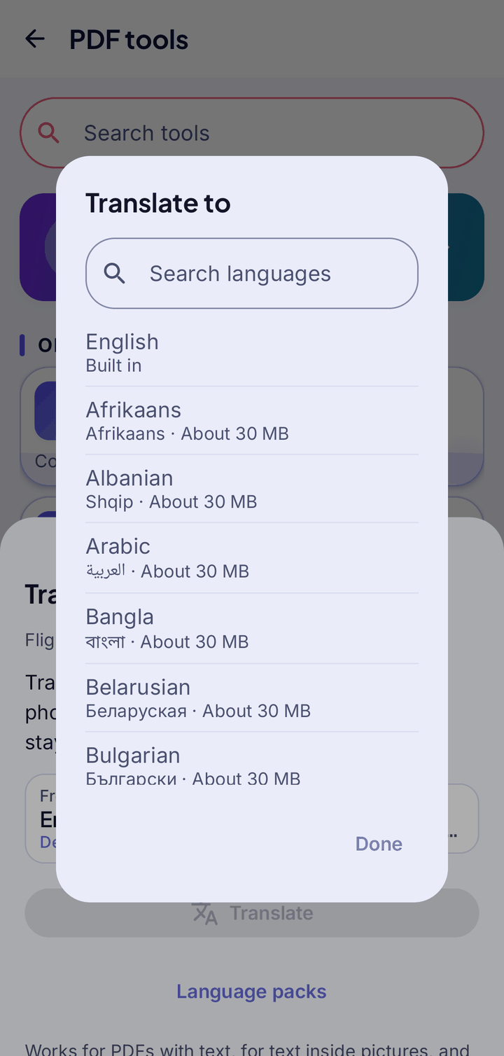 Translate PDF